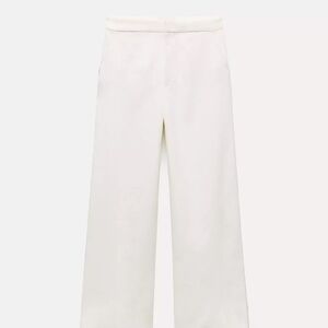 Zara Cream Wide Leg Women's Pants